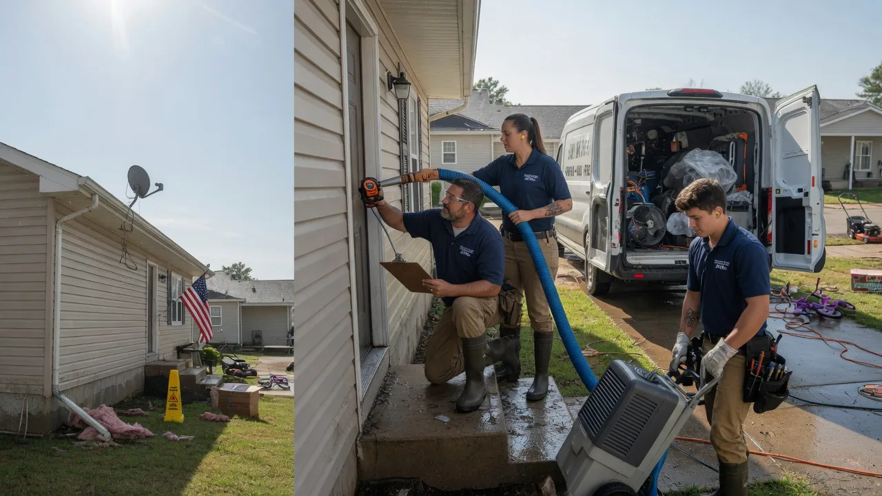 Ceiling Water Damage Restoration in Llewellyn, PA near me